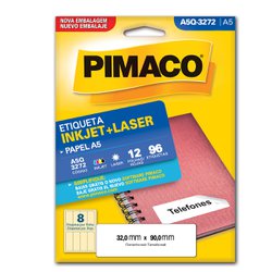 Etiqueta pimaco a5 q3272 - 12fls