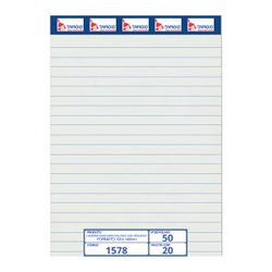Bloco para rascunho tamoio com pauta 100x140mm - 50fls