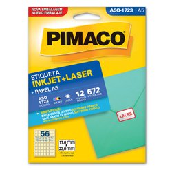 Etiqueta pimaco a5 17 x 23mm 12fls - q1723