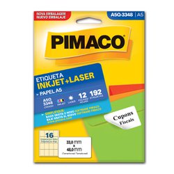 Etiqueta pimaco a5 q3348 - 12fls