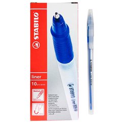 Caneta esferografica stabilo gel 0.7mm fina vermelha com 10