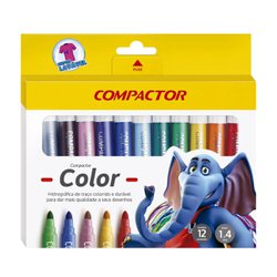 Hidrocor compactor color sortidas com 12