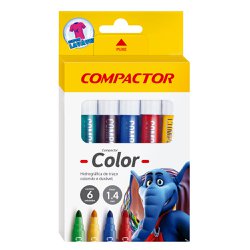 Hidrocor compactor color sortidas com 6