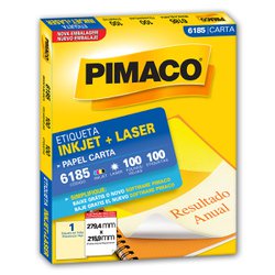 Etiqueta pimaco carta 6185 - 100fls