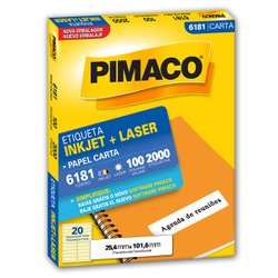Etiqueta pimaco carta 6181 - 100fls