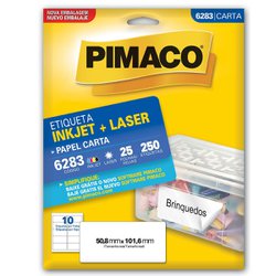 Etiqueta pimaco carta 6283 - 25fls