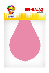 Big balao liso art-latex rosa