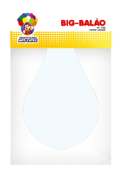 Big balao liso art-latex branca
