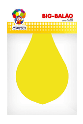 Big balao liso art-latex amarela