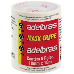 Fita crepe adelbras 18mm x 10m 750