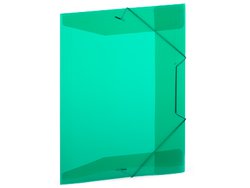 Pasta pvc com elastico plascony oficio verde - a02
