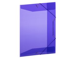 Pasta pvc com elastico plascony oficio lilas - a02