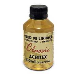 Oleo de linhaca acrilex 100ml