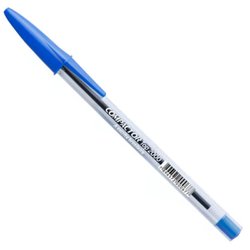 Caneta esferografica compactor top2000 1.0mm media azul com 100
