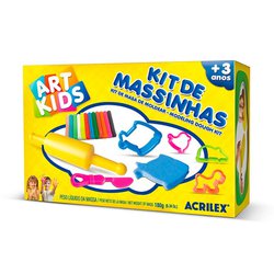 Kit de massinhas acrilex 2 180g