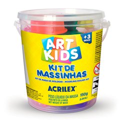 Kit de massinhas acrilex 1 150g