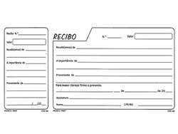 Impresso recibo pacheco comercial com canhoto 50x1 - 169