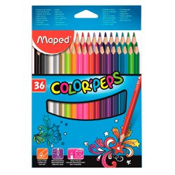 Lapis de cor maped color peps triangular com 36 cores