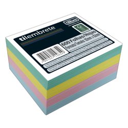Papel lembrete tilibra 92 x 82mm 4 cores c/600fls