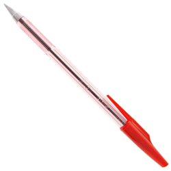 Caneta esferografica pilot bps 0.7mm fina vermelha com 12