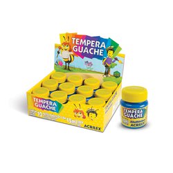 Tinta guache acrilex 15ml - 520 preto