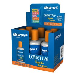 Corretivo base agua mercur 18ml - com 6