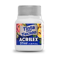 Tinta para tecido acrilex 37ml - 500 clareador