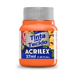 Tinta para tecido acrilex 37ml - 517 laranja