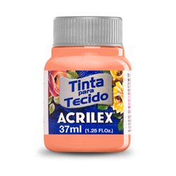 Tinta para tecido acrilex 37ml - 518 salmao