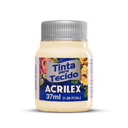Tinta para tecido acrilex 37ml - 529 marfim