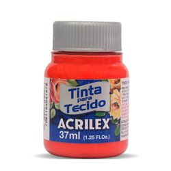 Tinta para tecido acrilex 37ml - 541 vermelho vivo