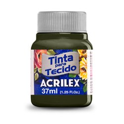 Tinta para tecido acrilex 37ml - 545 verde oliva