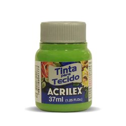 Tinta para tecido acrilex 37ml - 572 verde abacate