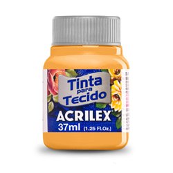 Tinta para tecido acrilex 37ml - 573 ocre ouro