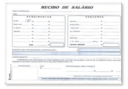 Impresso recibo tamoio pagamento de salario 50fls - 1126