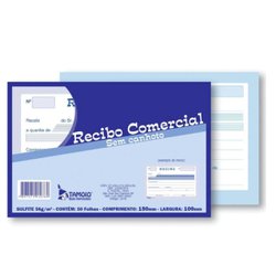Impresso recibo tamoio comercial sem canhoto 50fls - 1076