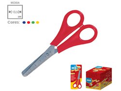 Tesoura escolar cis com escala ks95
