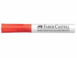 Marcador para quadro branco faber castell vermelho