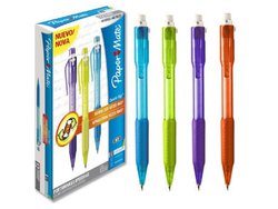 Lapiseira paper mate quick flip 0.5mm c/12 cores sortidas