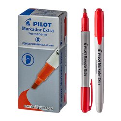 Marcador permanente pilot 4.0mm p. chanfrada vm c/12