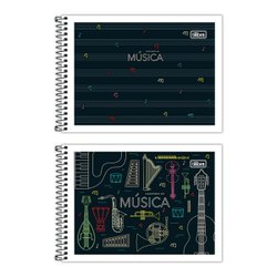 Caderno de musica flex. tilibra pequeno 48fls c/20 - 111091