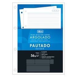 Folha para fichario tilibra simples univ c/96fls - 157813