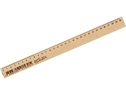 Regua de madeira souza 30 cm