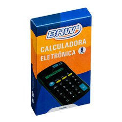 Calculadora brw de bolso 8 digitos - cc1000