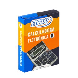 Calculadora brw pequena 8 digitos - cc2000