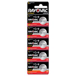 Bateria de litio rayovac cr2016 3v com 5