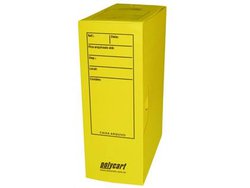 Arquivo morto de polionda polycart amarelo 4006