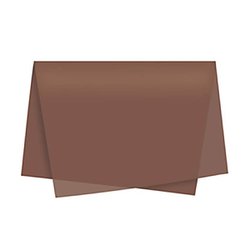 Papel seda vmp 48 x 60cm marrom 22 com 100