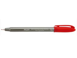 Caneta para retro pilot 1.0mm vermelha com 12