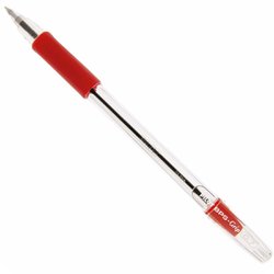 Caneta esferografica pilot bps grip 0.7mm fina vermelha com 12